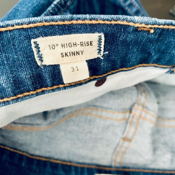 Madewell 10” high rise skinny jean - Picture 7 of 7